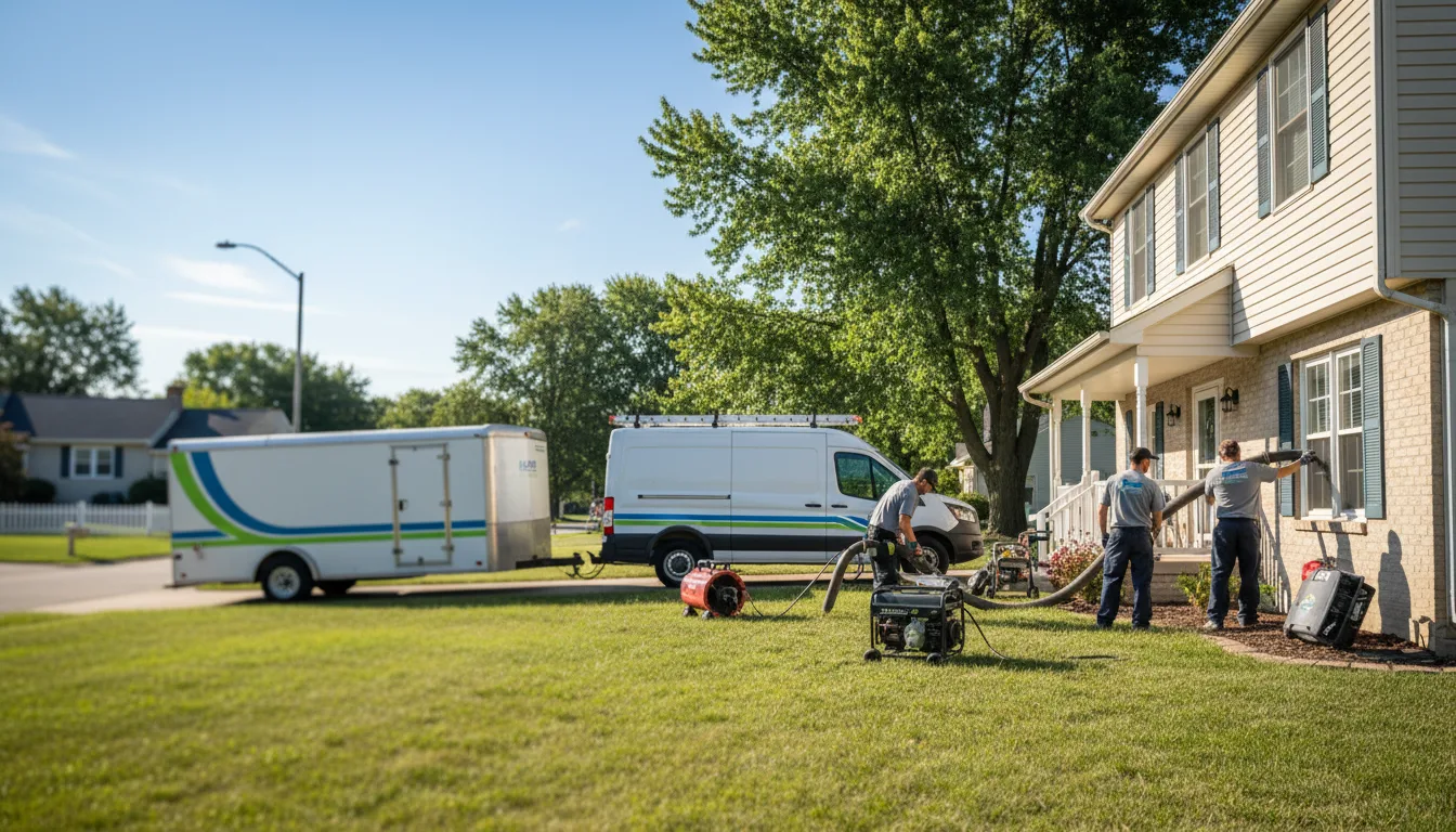 Flooded Basement Restoration And Cleanup With Repair in Luverne, ND near me